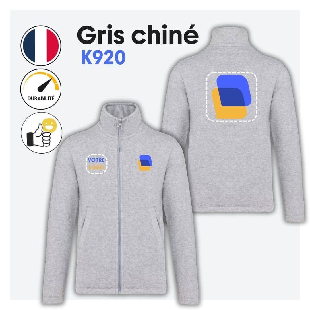 Veste micropolaire zippée (enfant) – K920 – Image 7