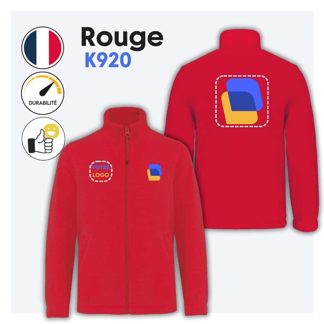 Veste micropolaire zippée (enfant) – K920 – Image 10