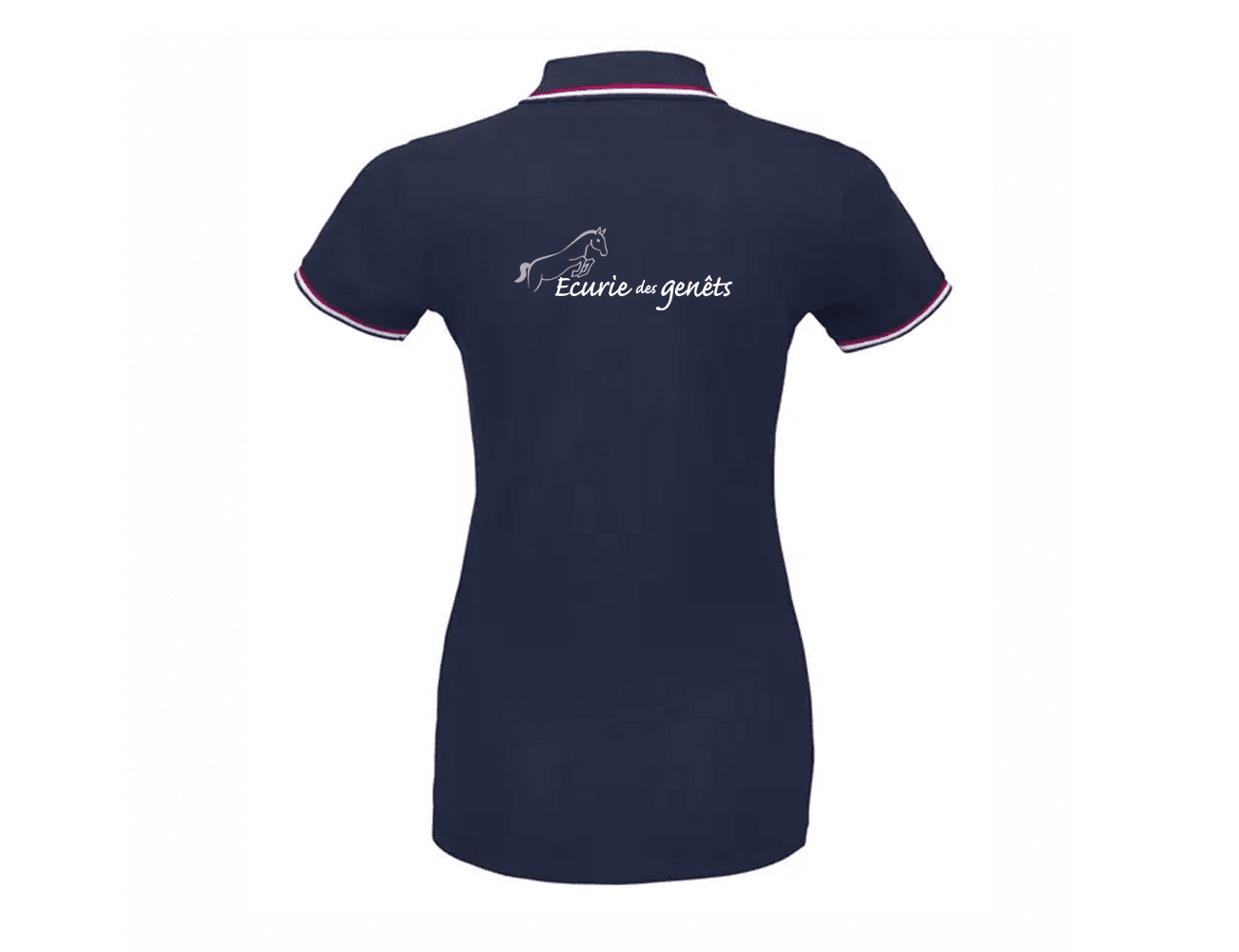 POLO (femme) - Écurie des genêts (11) – Navy - PRESTIGE WOMEN – Image 2