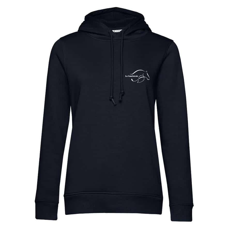 SWEAT A CAPUCHE (femme) – La Foucheraie - Navy - BCW34B