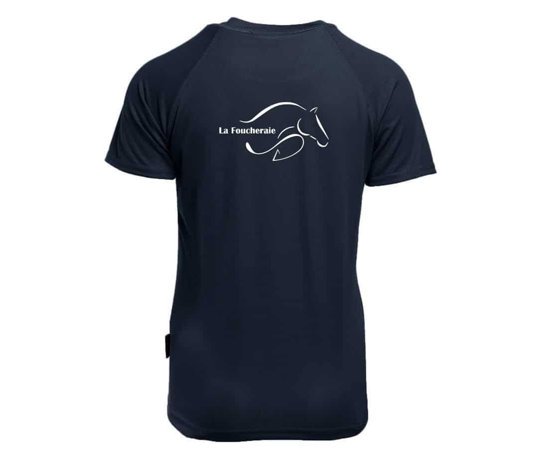 T-Shirt respirant (femme) - La Foucheraie - Navy - PK141 – Image 3