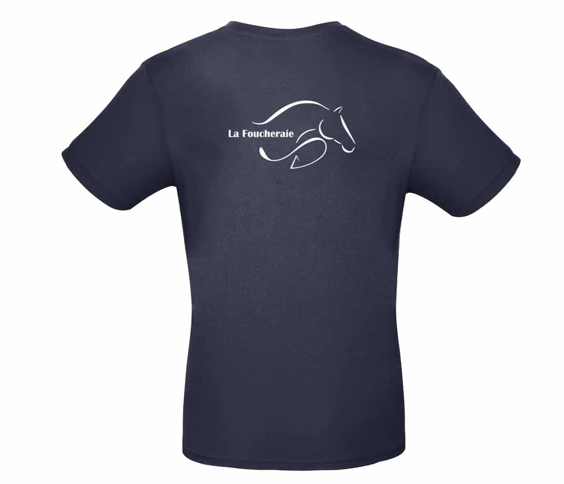 T-SHIRT (enfant) - La Foucheraie - Navy - BC03TK – Image 3