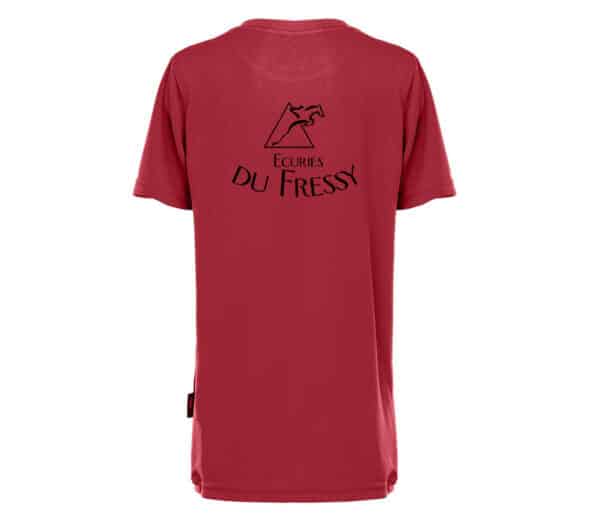 T-Shirt respirant (enfant) - Les écuries du Fressy - Rouge - PK142 – Image 2