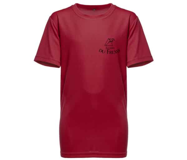 T-Shirt respirant (enfant) - Les écuries du Fressy - Rouge - PK142