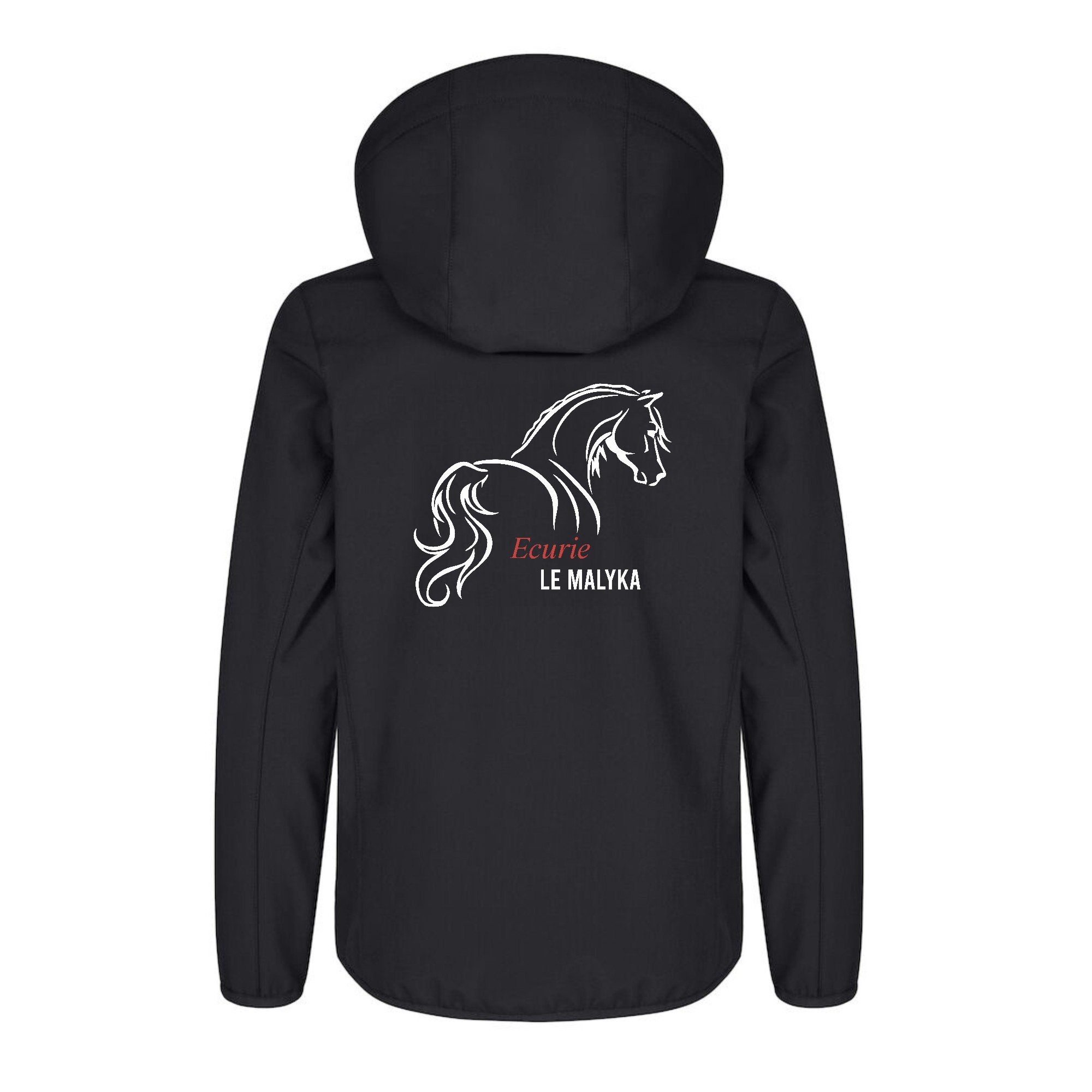 SOFTSHELL "Classic" (enfant) - Ecurie Le Malyka - Noir - 0200909 – Image 3