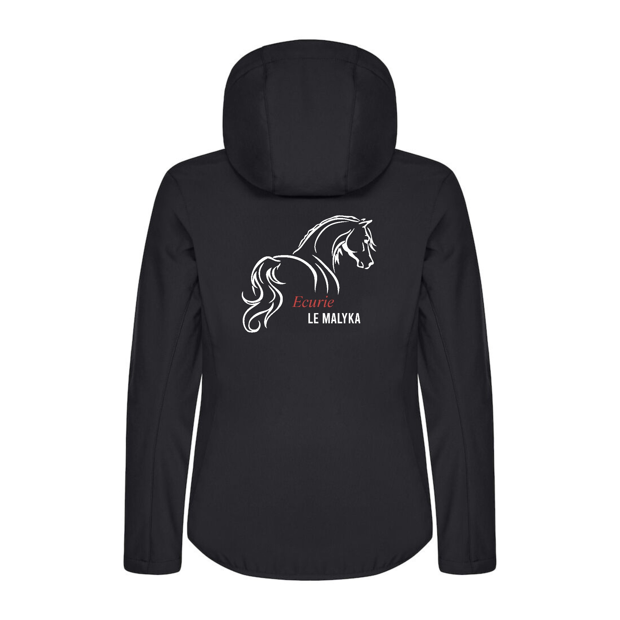 SOFTSHELL "Classic" (femme) - Ecurie Le Malyka - Noir - 0200917 – Image 3