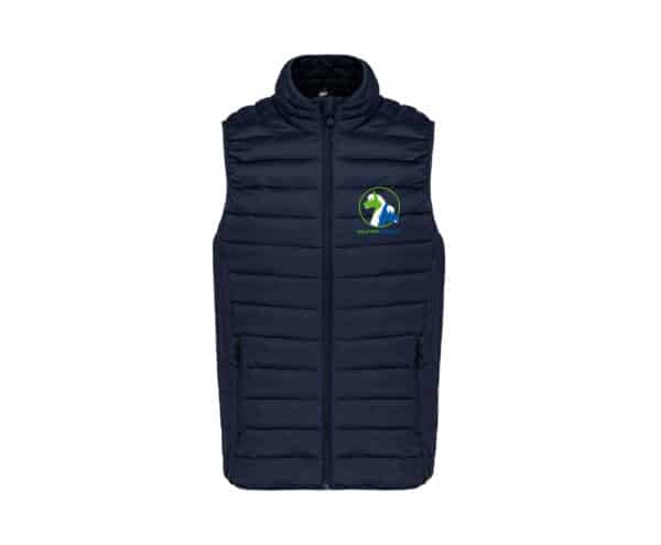 DOUDOUNE SANS MANCHES (enfant) - Poney Club Les p'tites roches - Navy - K6115