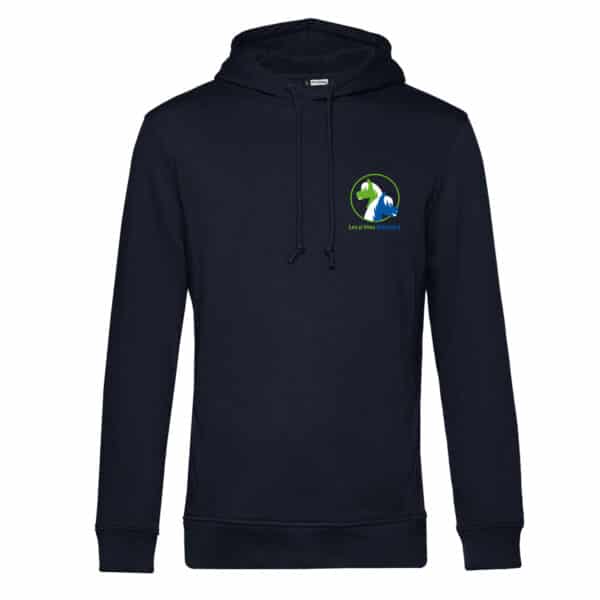 SWEAT A CAPUCHE (enfant) - Poney Club Les p'tites roches - Navy - BC511