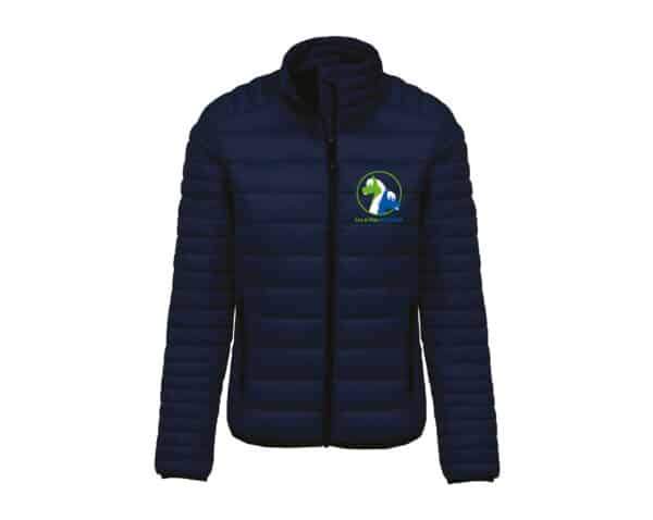 DOUDOUNE AVEC MANCHES (femme) - Poney Club Les p'tites roches - Navy - K6121