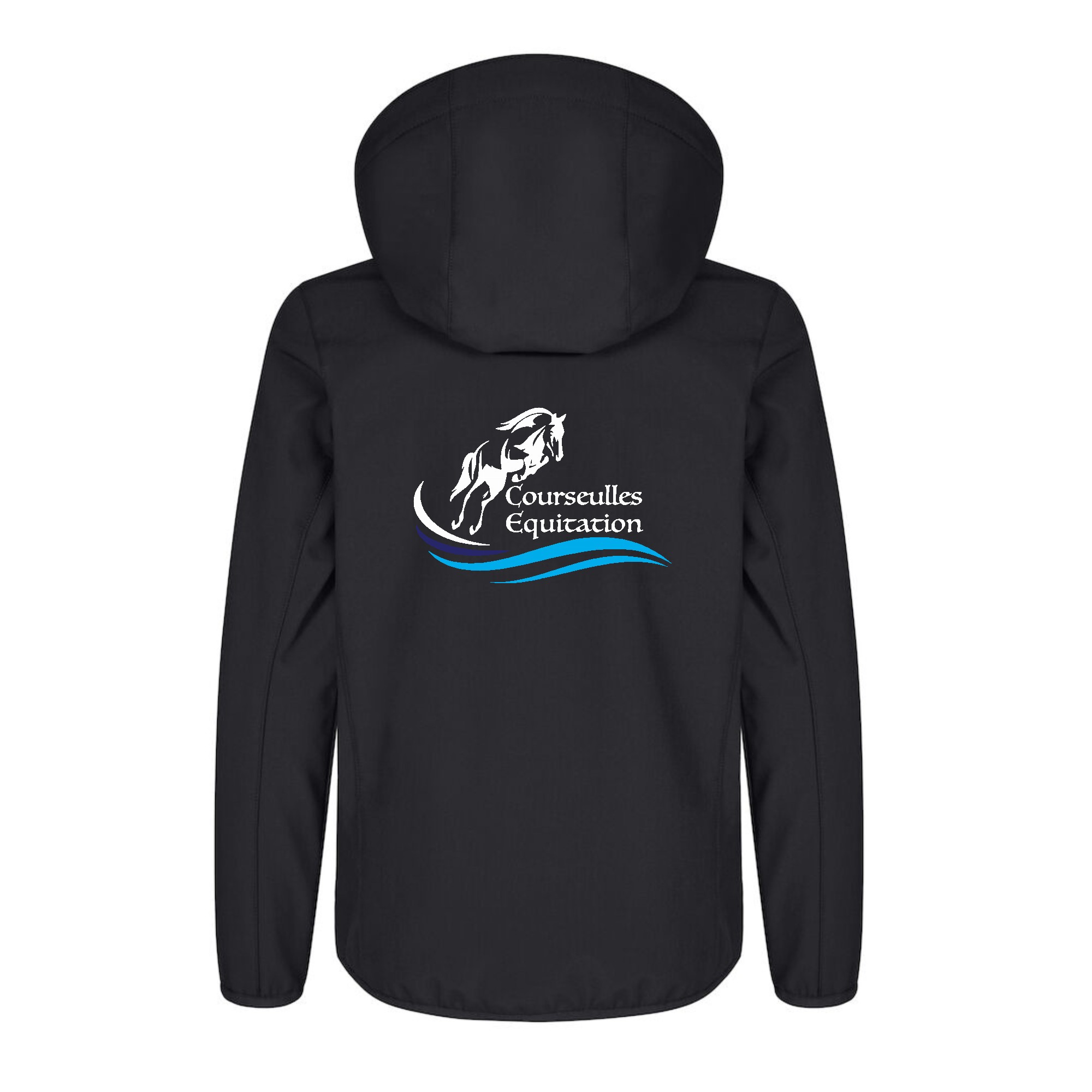 SOFTSHELL ''Classic'' (enfant) - Courseulles Equitation - Noir - 0200909 – Image 3