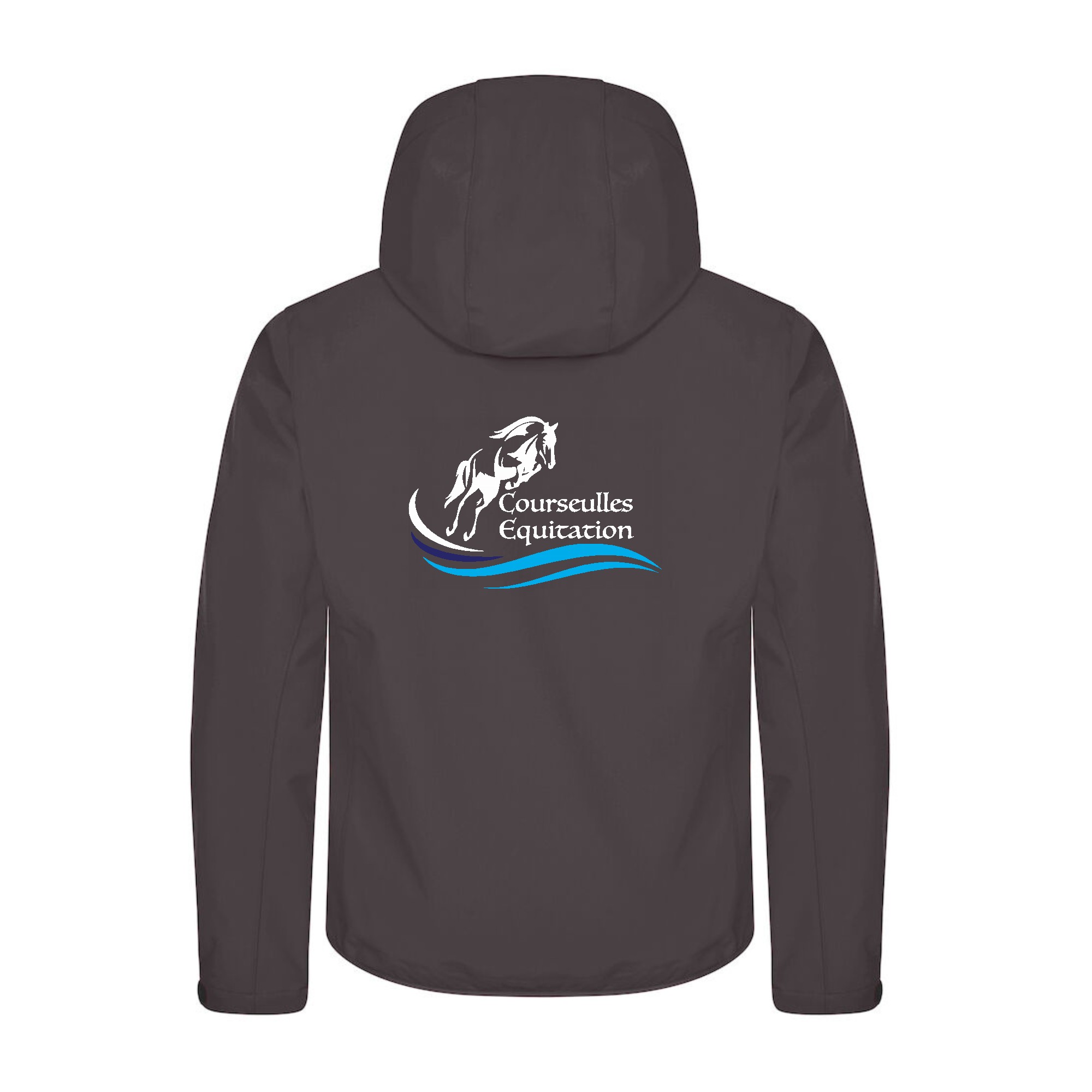 SOFTSHELL "Classic" (homme) - Courseulles Equitation - Gris Anthracite - 0200912 – Image 3