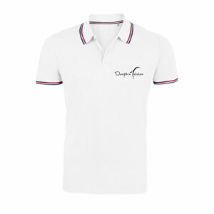 POLO (homme) - Dauphin Catalan - Blanc - PRESTIGE MEN