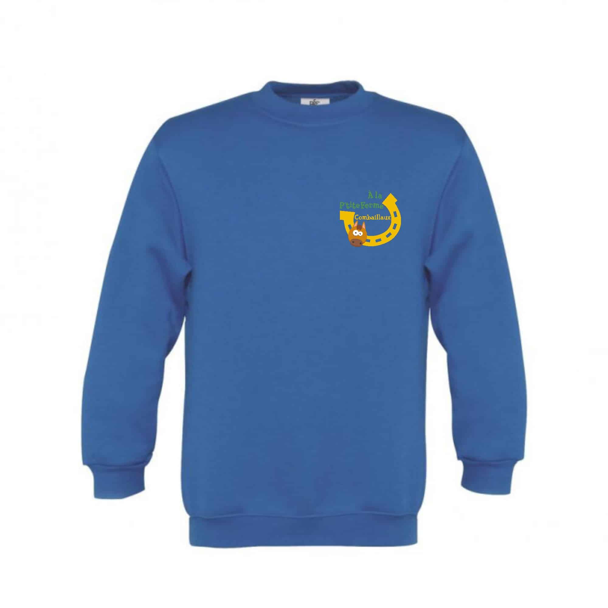 SWEAT COL ROND (enfant) - A la P'tite Ferme - ID332K – Image 5