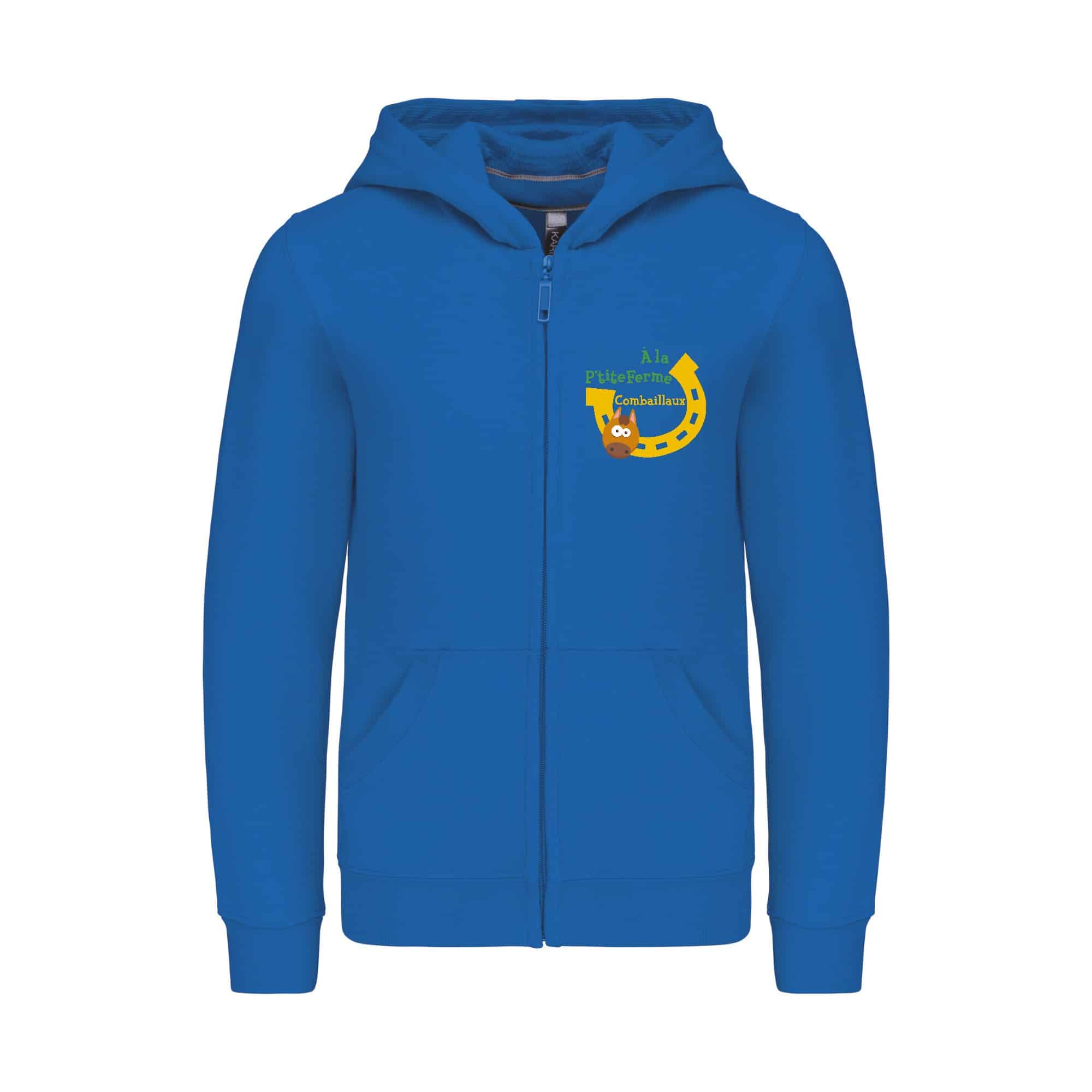 SWEAT ZIPPÉ (enfant) - A la P'tite Ferme - K455 – Image 6