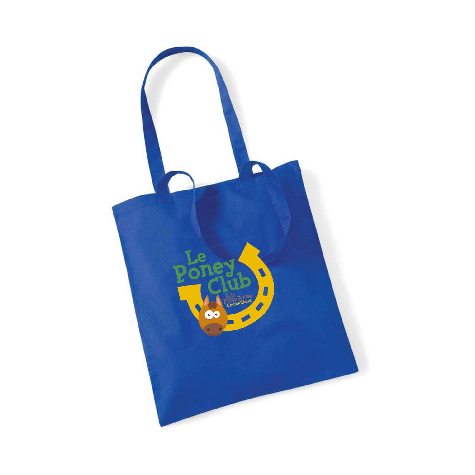 TOTE BAG - A la P'tite Ferme - Bleu roi - WM101 – Image 2
