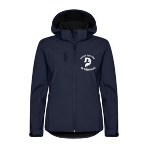 SOFTSHELL "Classic" (femme) - ASSOCIATION DES CAVALIERS DE TREMELIN - Navy - 0200917