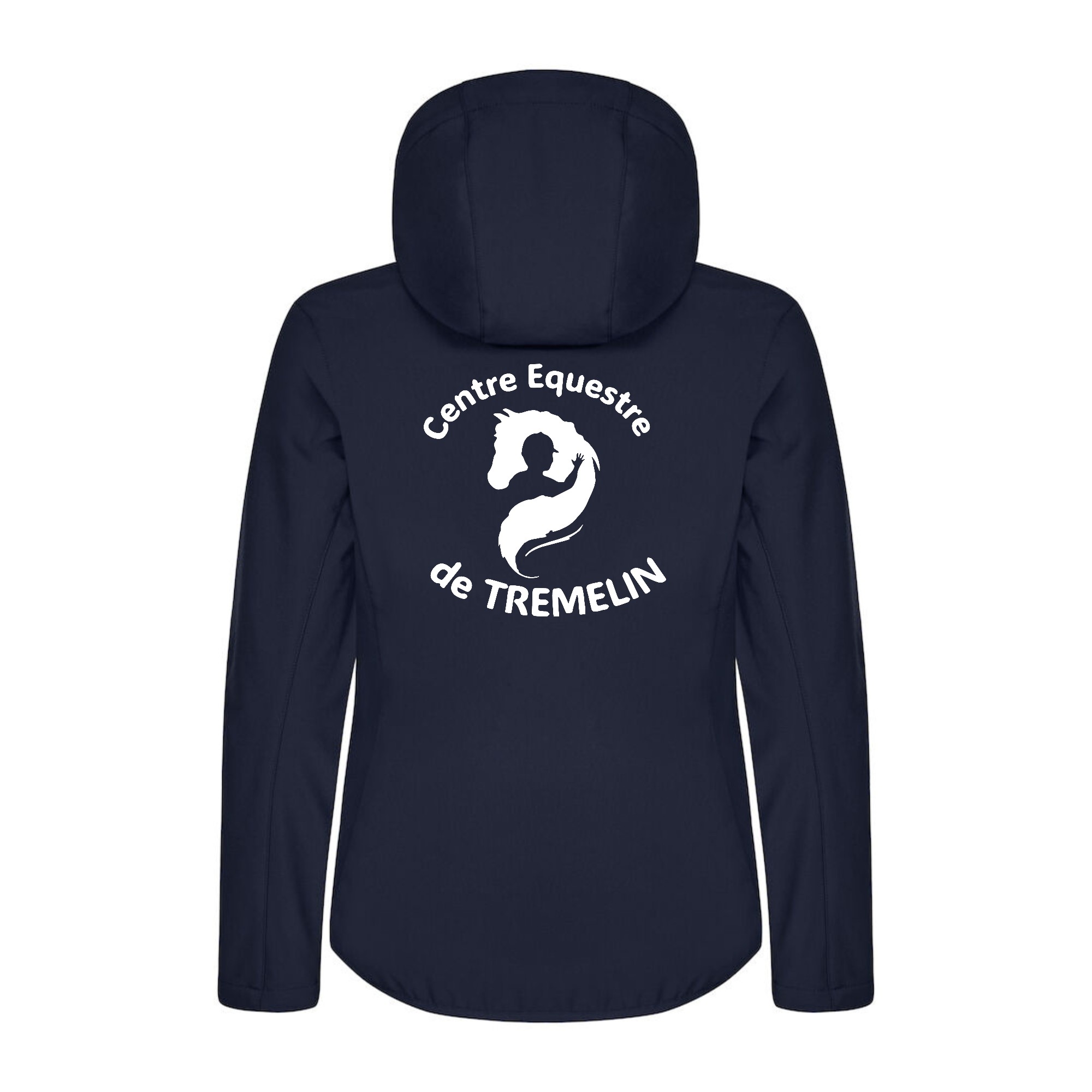 SOFTSHELL "Classic" (femme) - ASSOCIATION DES CAVALIERS DE TREMELIN - Navy - 0200917 – Image 3