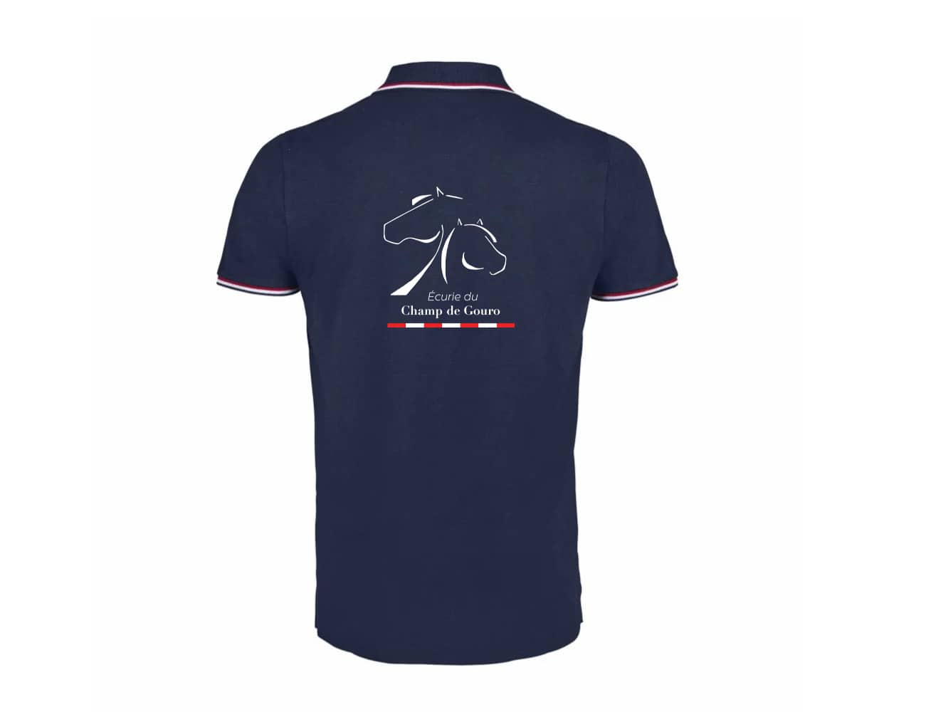 POLO (homme) - Ecurie du Champ de Gouro - Navy - PRESTIGE MEN – Image 2