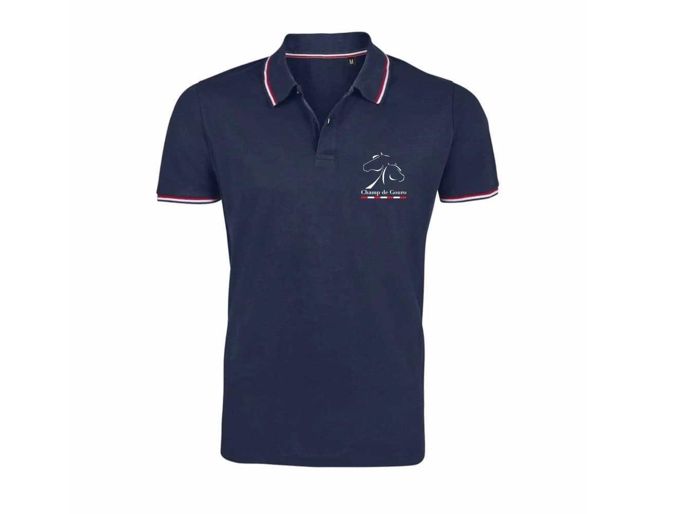 POLO (homme) - Ecurie du Champ de Gouro - Navy - PRESTIGE MEN