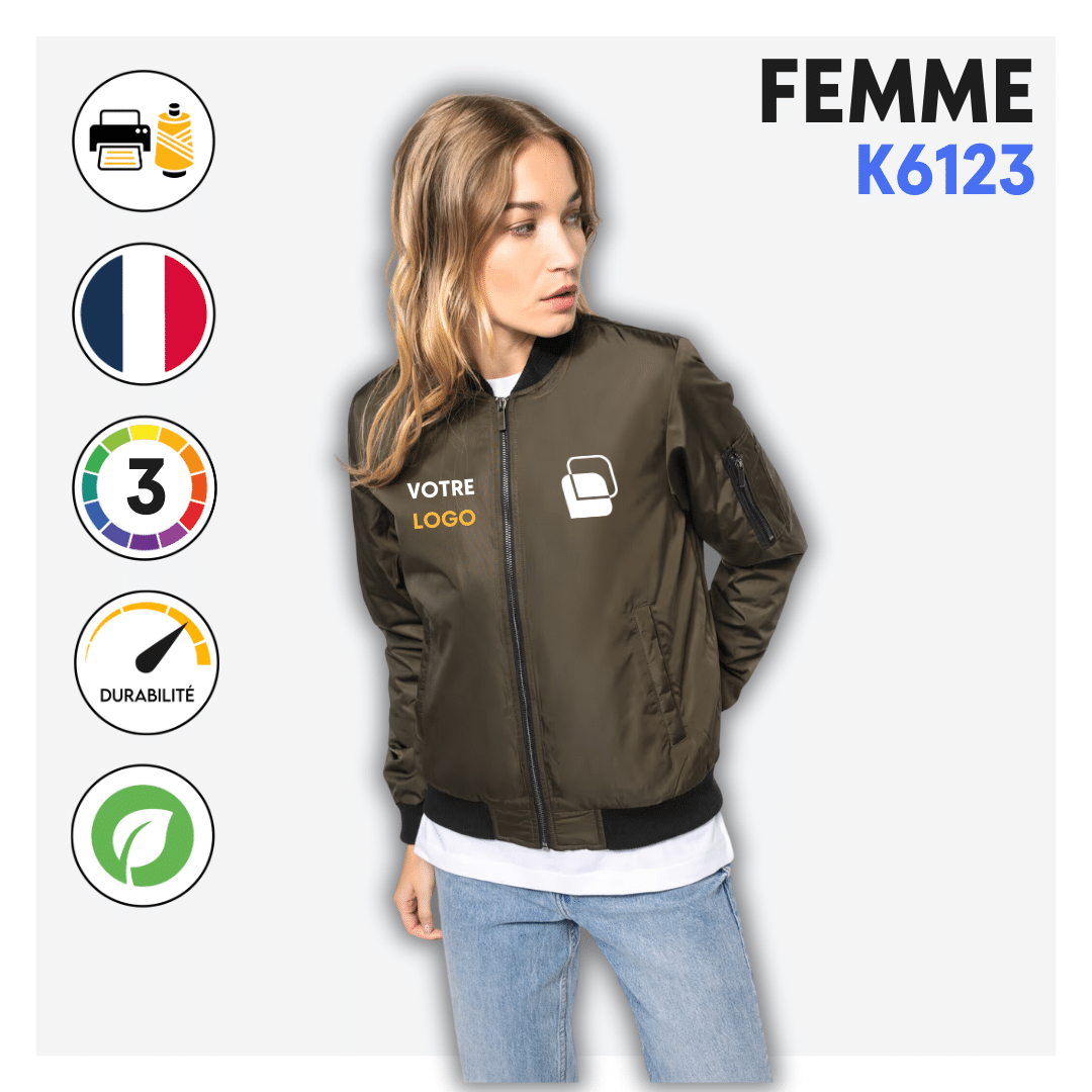 BLOUSON BOMBER (FEMME) - K6123