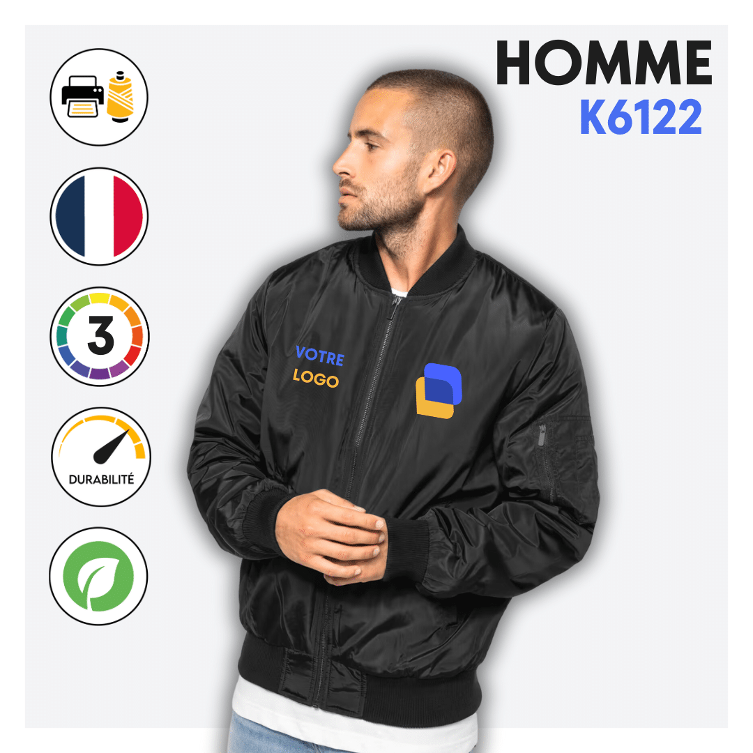 BLOUSON BOMBER (HOMME) - K6122