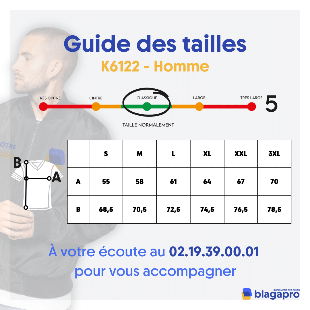 BLOUSON BOMBER (HOMME) - K6122 – Image 2