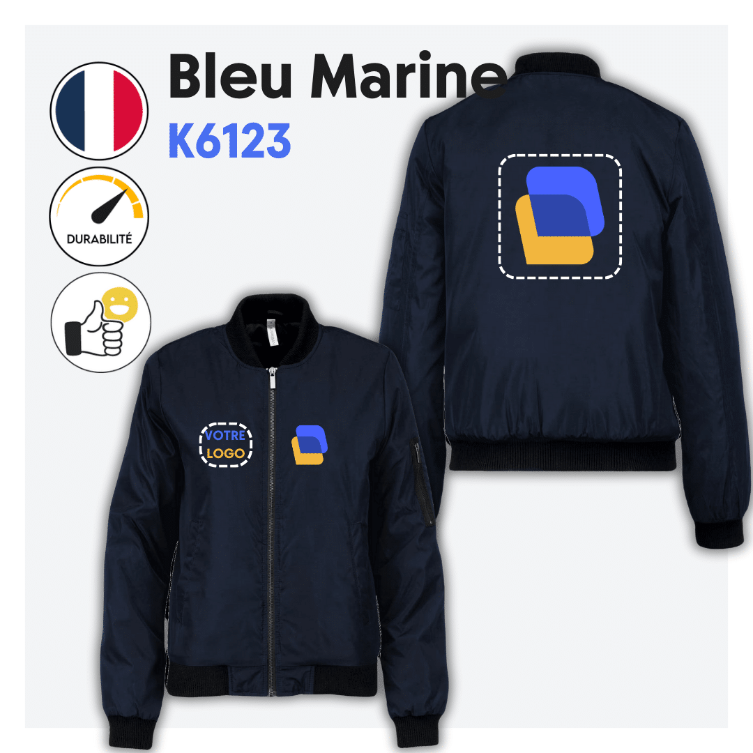 BLOUSON BOMBER (FEMME) - K6123 – Image 3