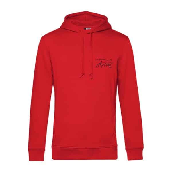 SWEAT A CAPUCHE (enfant) - Les écuries d'Arion - Rouge - BC511