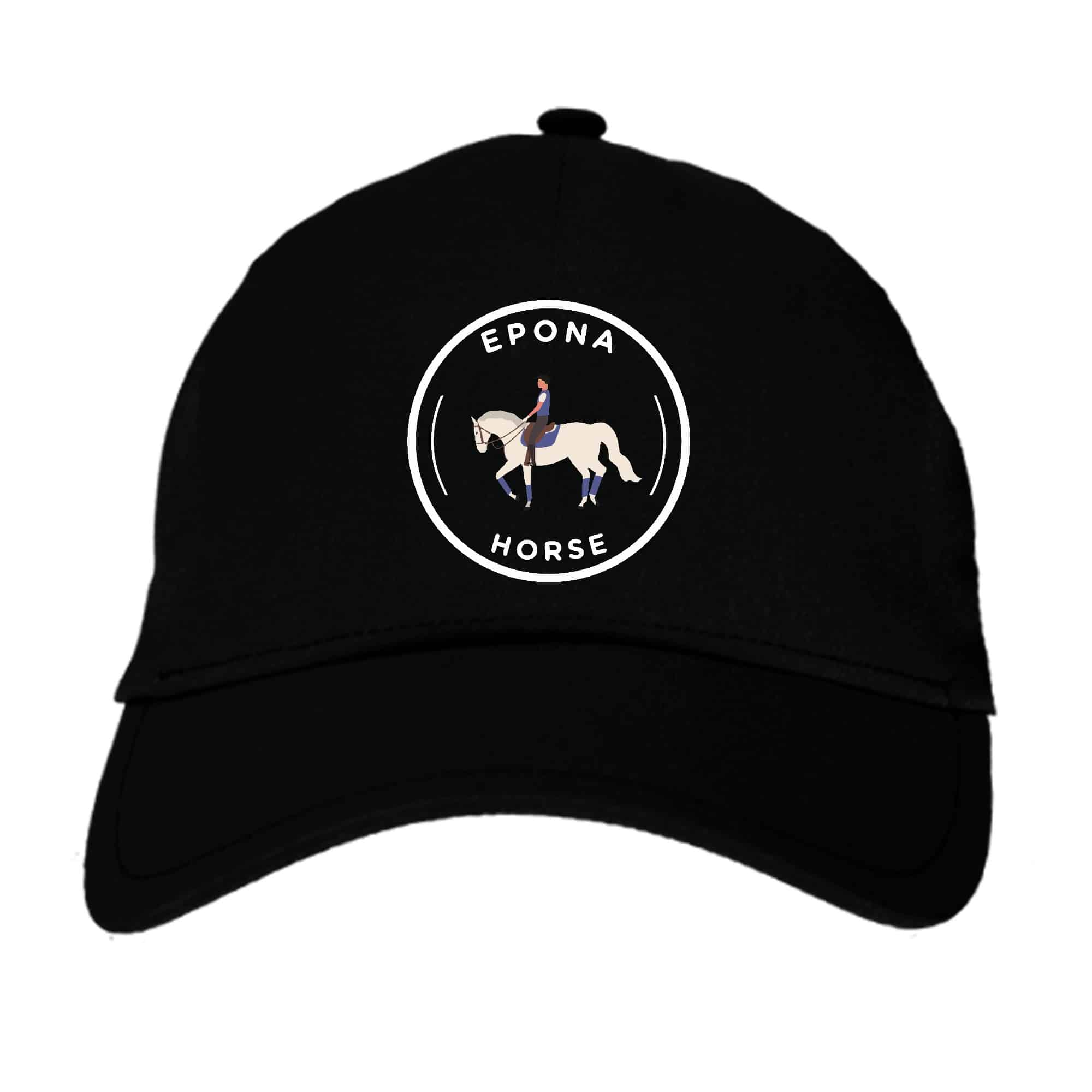 Casquette (économique) - Epona horse - Noir - RC080