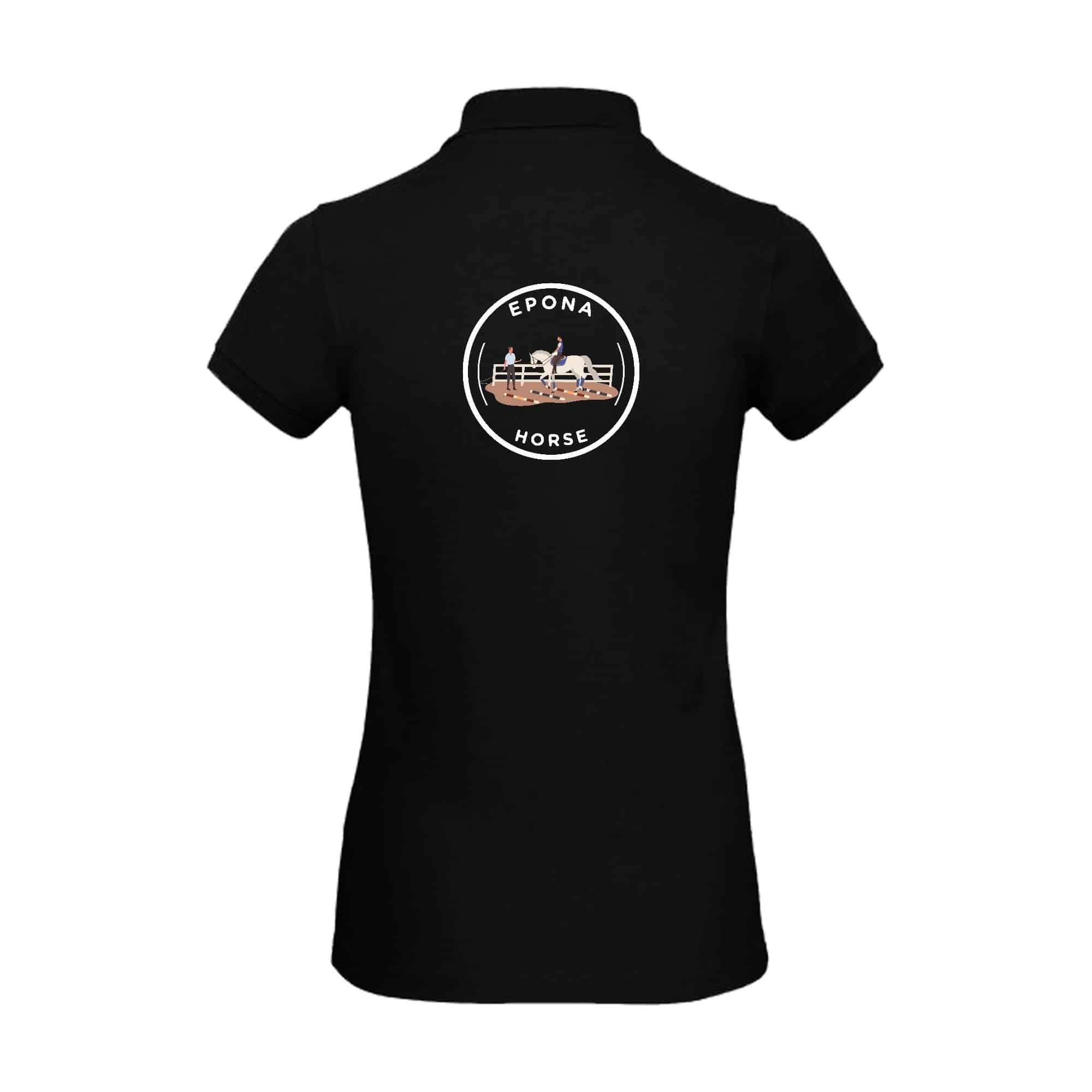 POLO (femme) - Epona horse - Noir - BCI1F – Image 3
