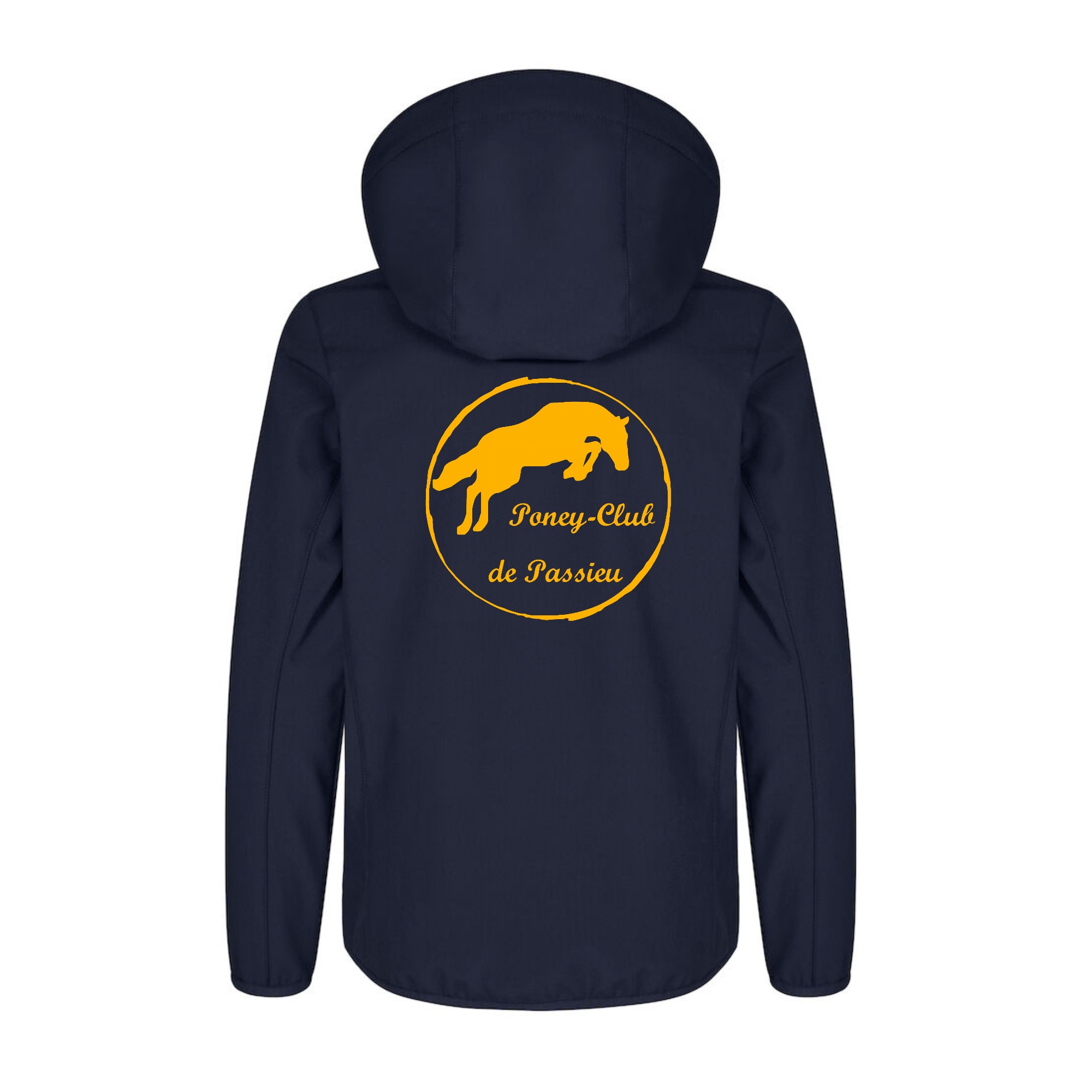 SOFTSHELL "Classic" (enfant) - Poney Club de Passieu - Navy - 0200909 – Image 3