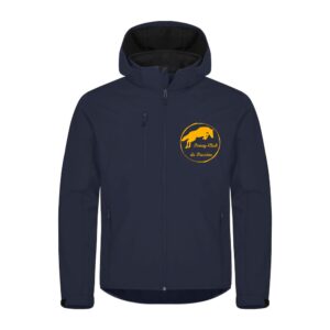 SOFTSHELL "Classic" (homme) - Poney Club de Passieu - Navy - 0200912