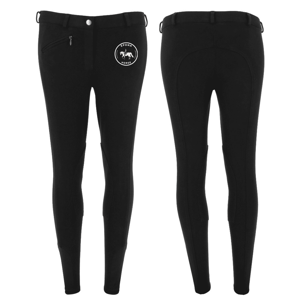 Pantalon d'équitation RIDING WORLD (homme) - Epona horse - Noir - 989072