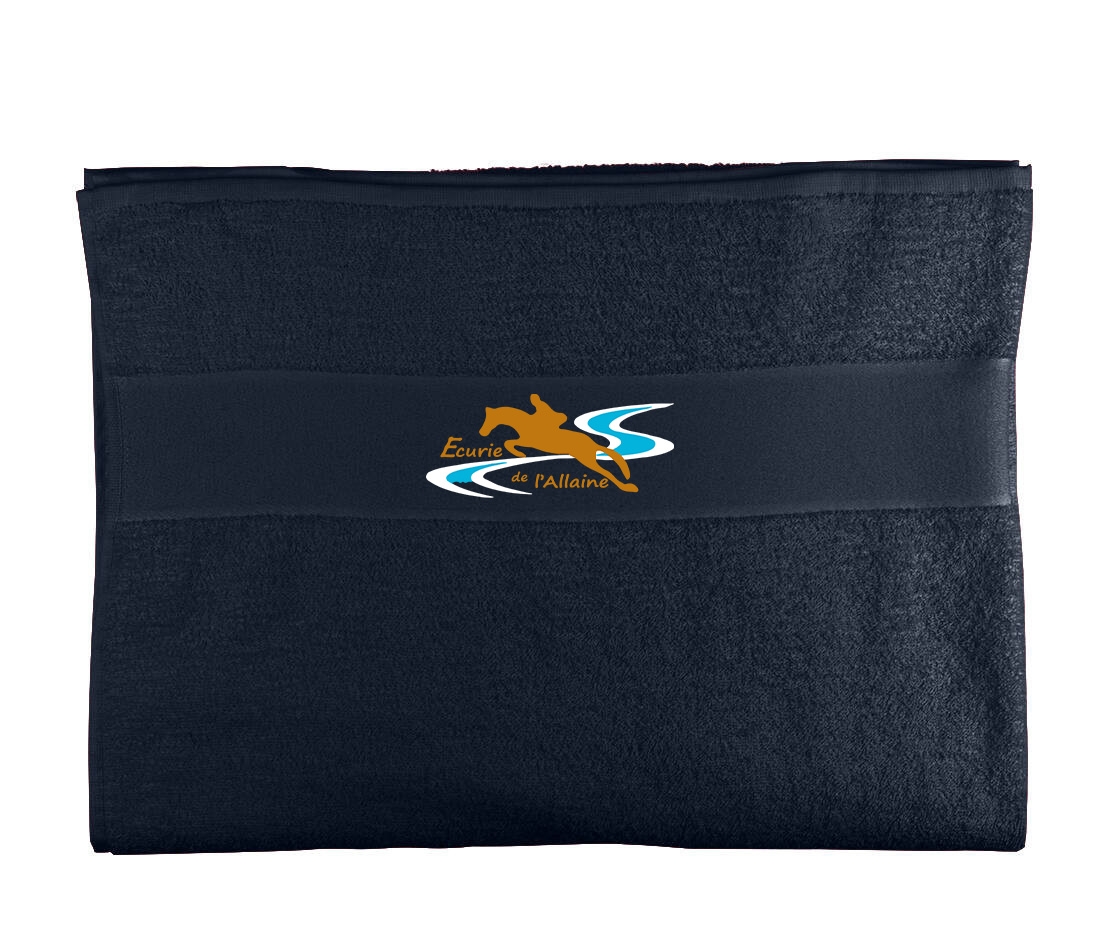 Serviette de plage - Ecurie de l'Allaine - Navy - K118