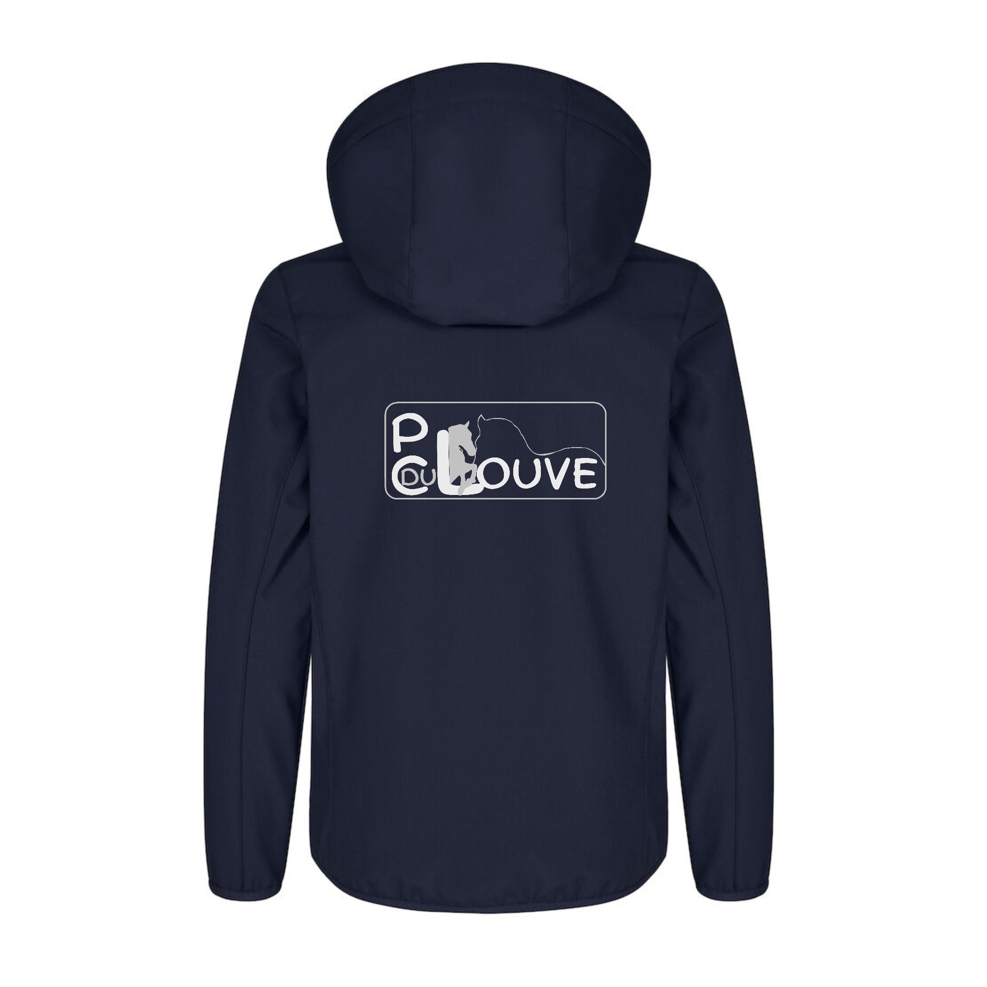 SOFTSHELL "Classic" (enfant) - PONEY CLUB du LOUVE - Navy - 0200909 – Image 3