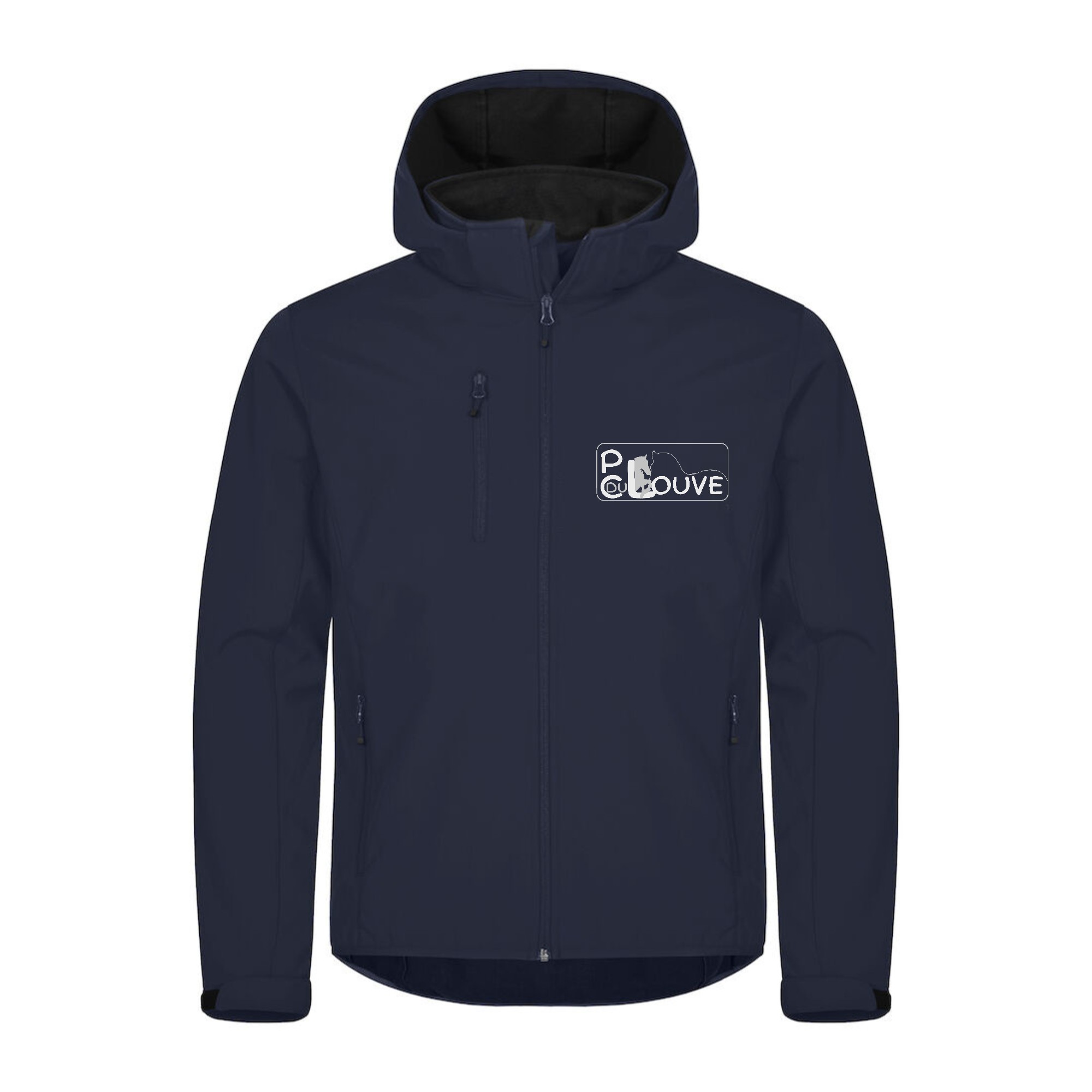 SOFTSHELL "Classic" (homme) - PONEY CLUB du LOUVE - Navy - 0200912