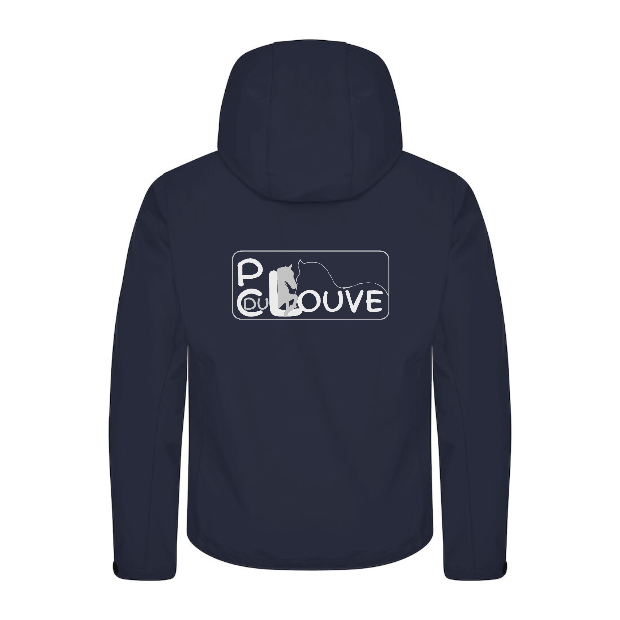 SOFTSHELL "Classic" (homme) - PONEY CLUB du LOUVE - Navy - 0200912 – Image 3