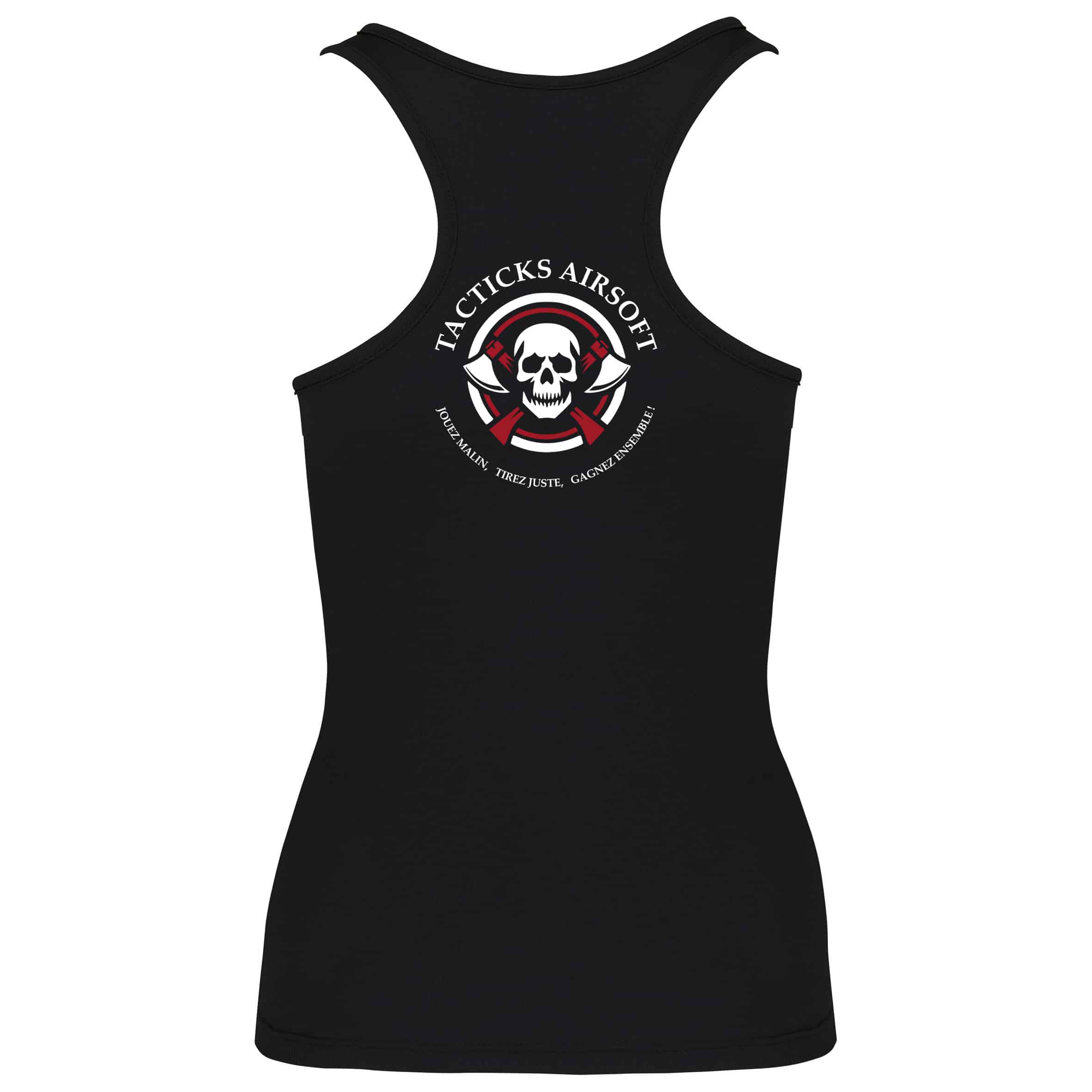 DEBARDEUR RESPIRANT (femme) - Tacticks Airsoft – Noir - PK144 – Image 3