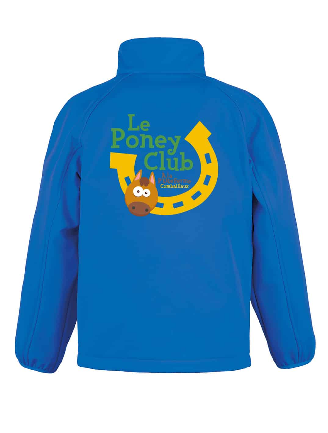 SOFTSHELL eco (enfant) - A la P’tite Ferme – Bleu roi - R901JY – Image 3