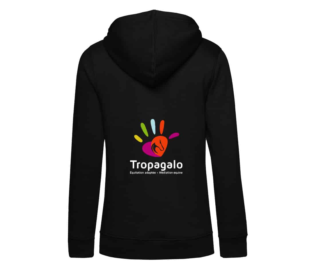SWEAT ZIPPÉ (femme) - Tropagalo - BCW03Q – Image 5