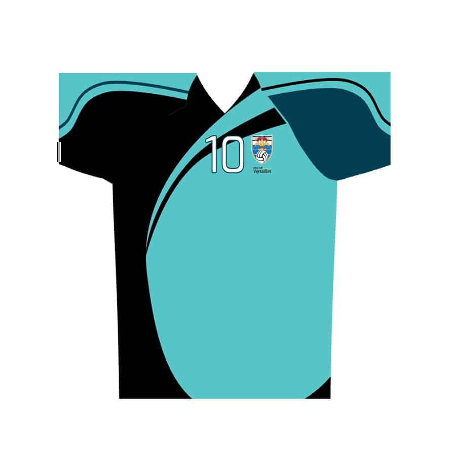 Maillot manches raglan (femme) - Versailles Volley-Ball - FEL-2.0-V100 / V200