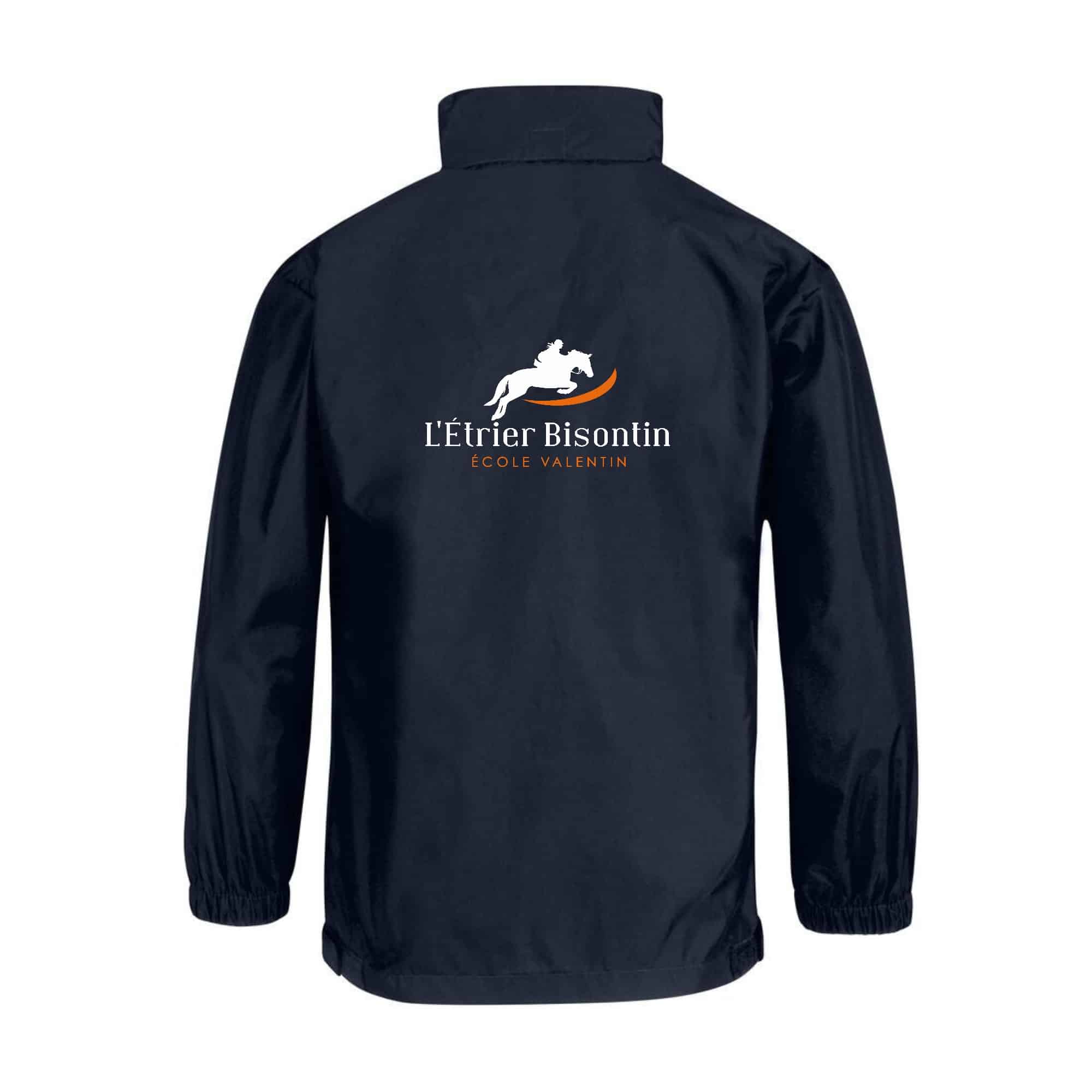 COUPE-VENT (enfant) – Etrier Bisontin – Navy – BC631 – Image 2