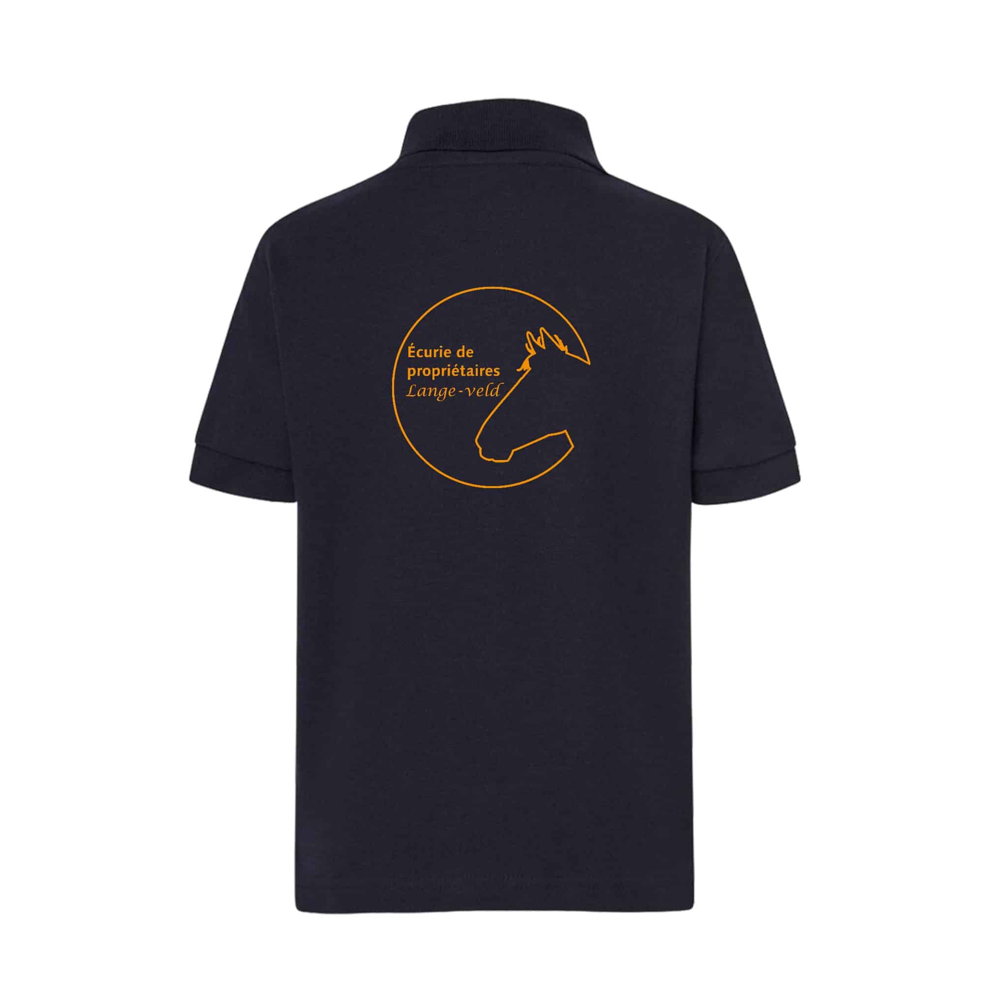 POLO (enfant) - Ecurie du Lange-Veld - Navy - BCK424 – Image 3