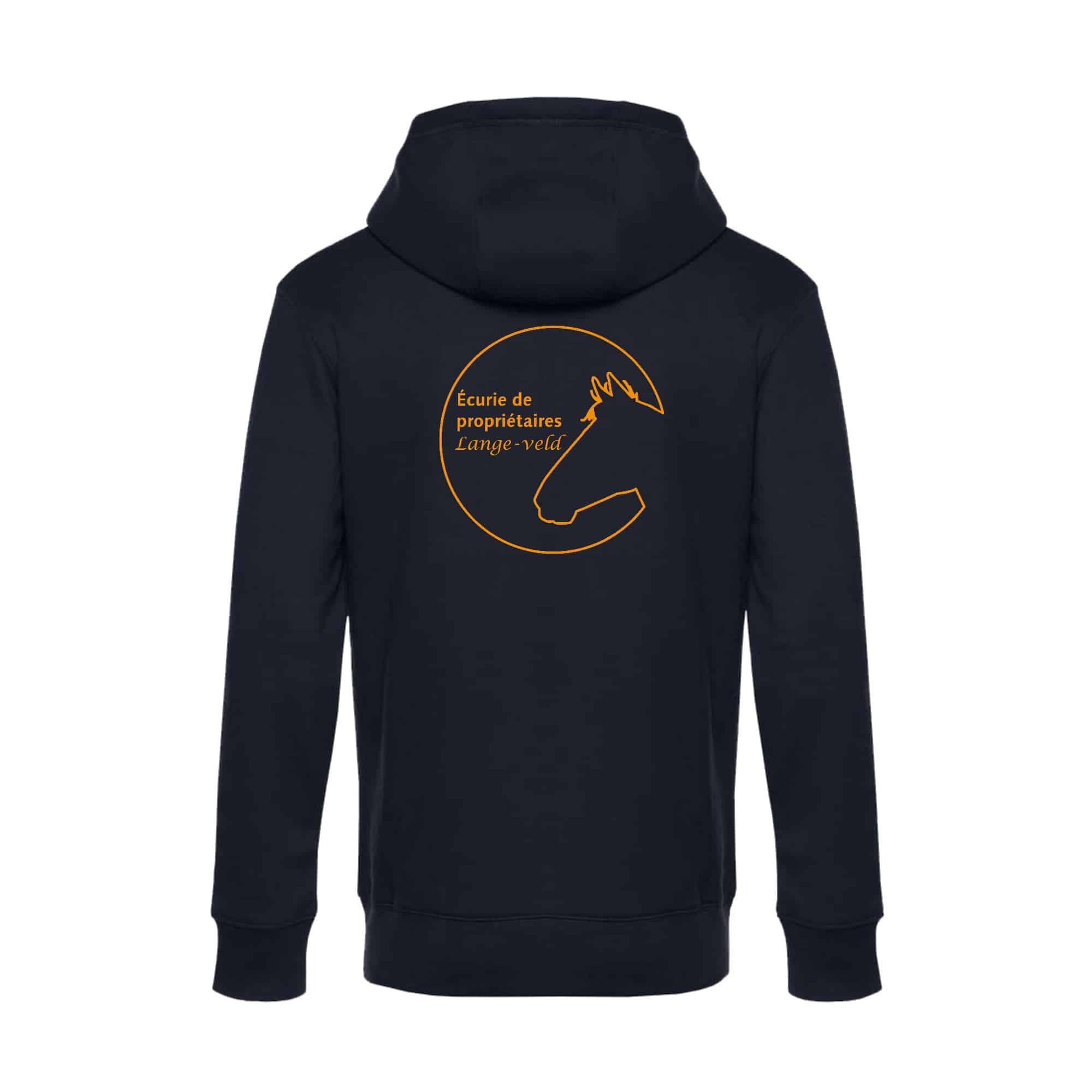 SWEAT ZIPPÉ (Homme) - Ecurie du Lange-Veld - Navy - BCU03K – Image 3