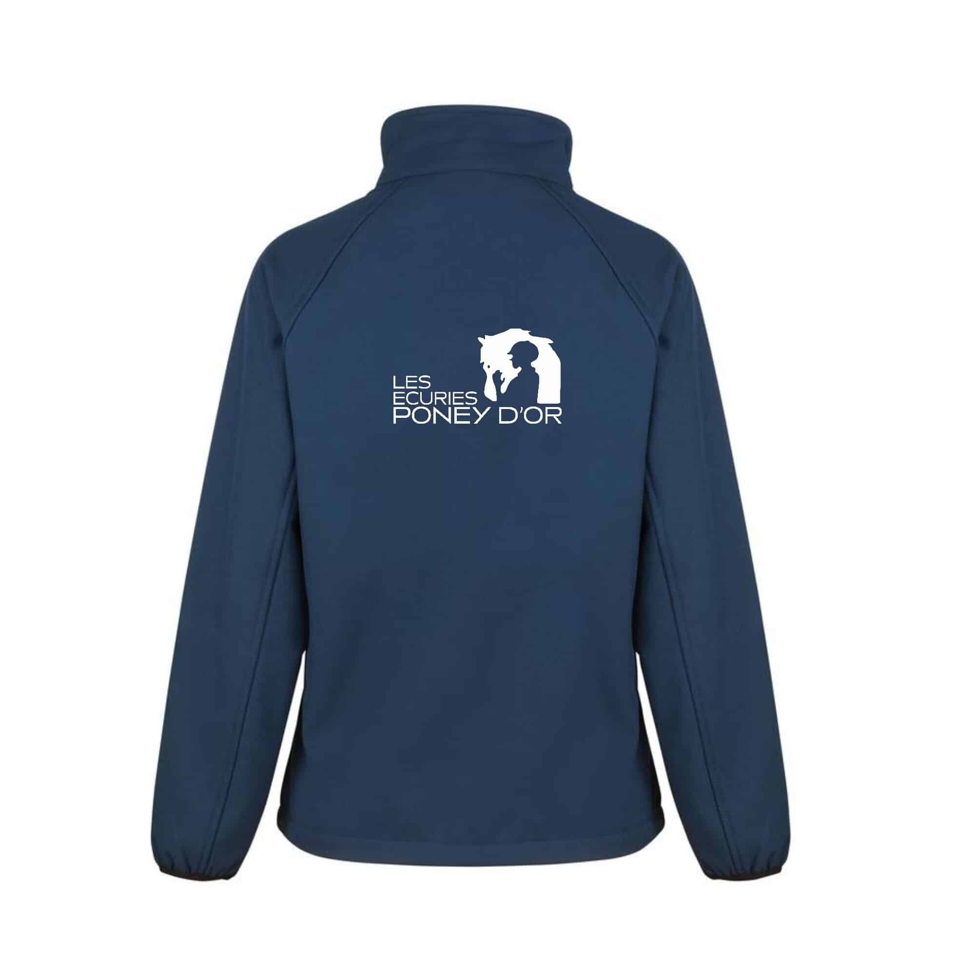 SOFTSHELL ECO (femme) – ECURIES DU PONEY DOR - Navy - R231F – Image 3