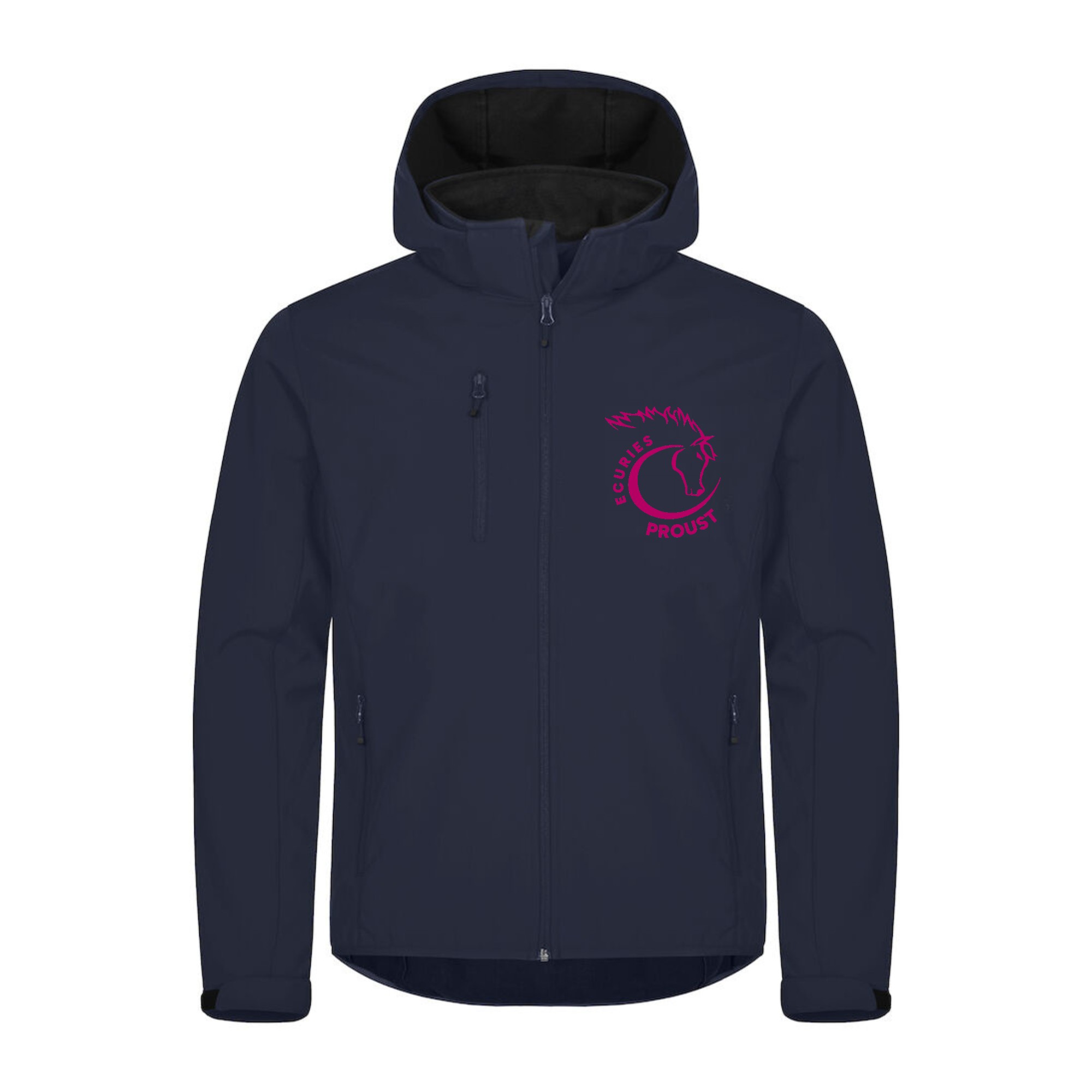 SOFTSHELL "Classic" (homme) - Association des Cavaliers des Ecuries Proust - Navy - 0200912