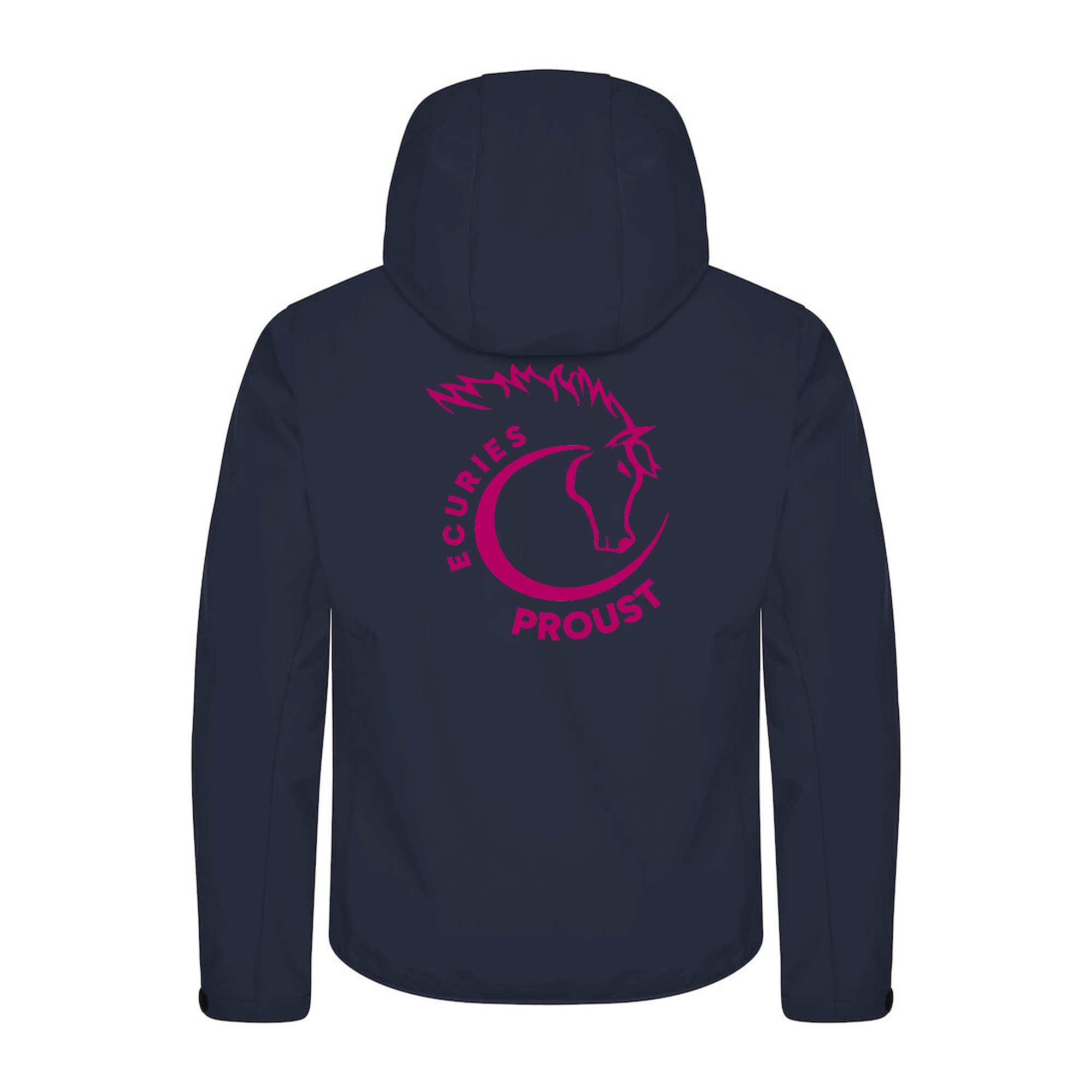 SOFTSHELL "Classic" (homme) - Association des Cavaliers des Ecuries Proust - Navy - 0200912 – Image 3