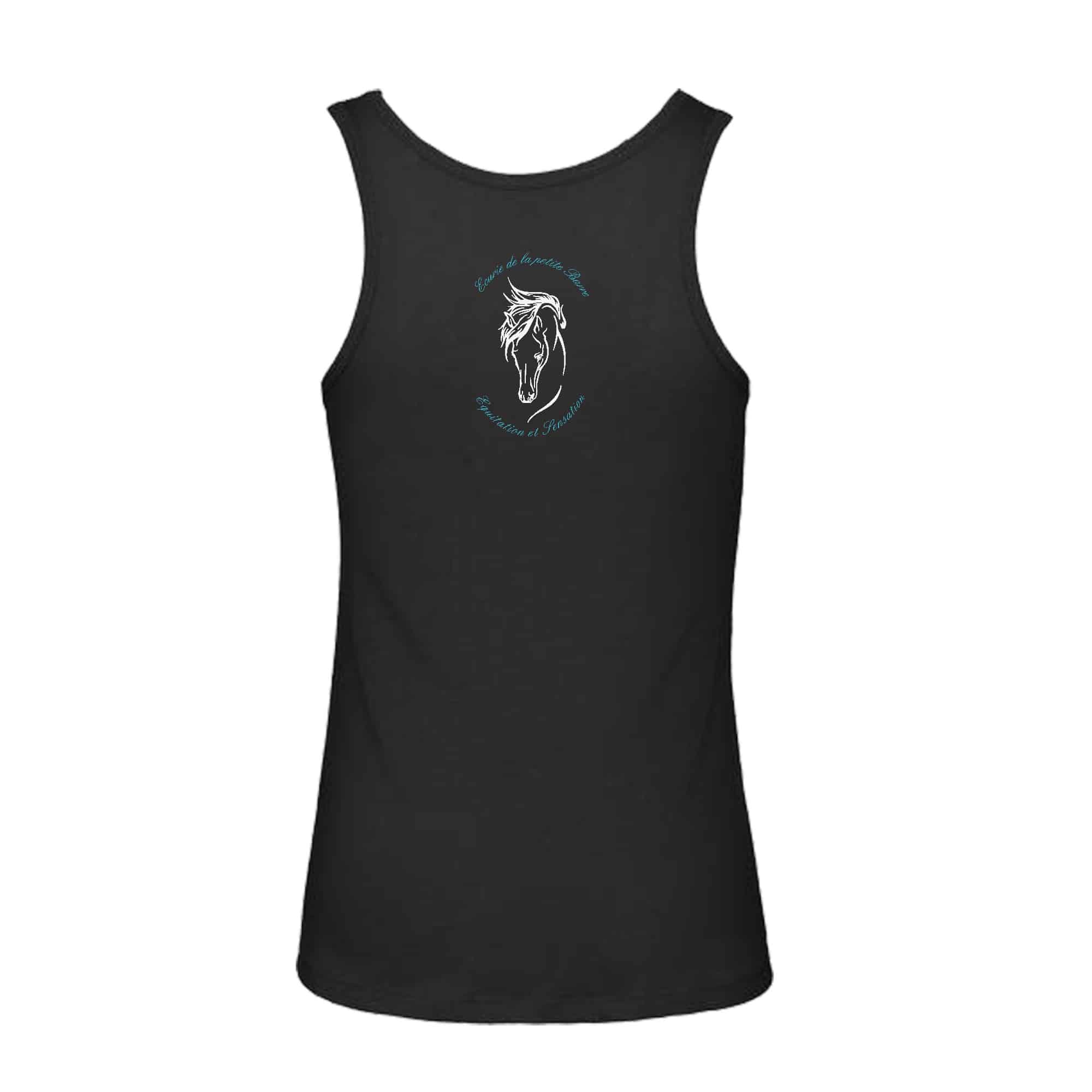 DEBARDEUR (femme) - Écurie de la petite barre - Noir - BC073 – Image 3