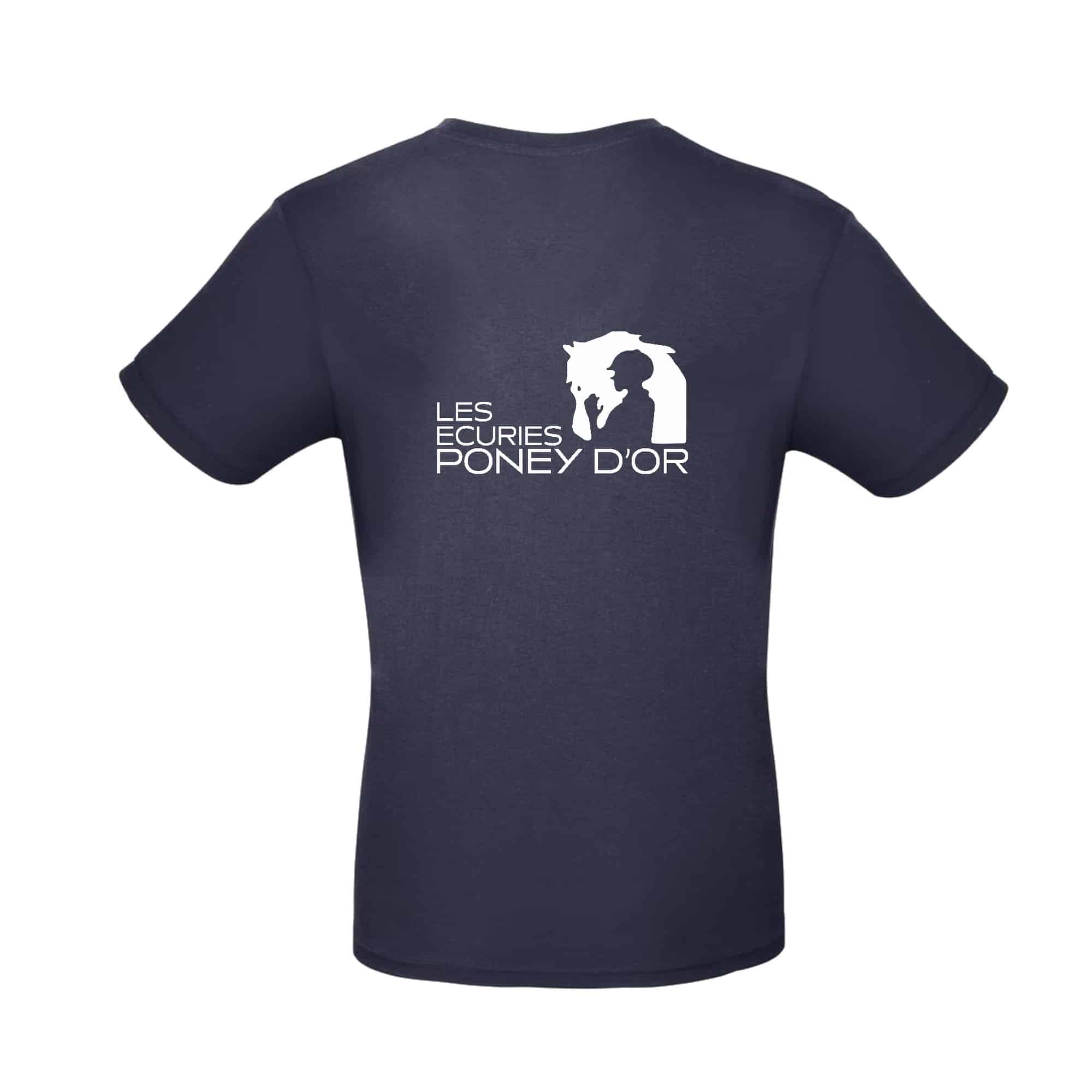 T-SHIRT (femme) - ECURIES DU PONEY DOR - Navy - BC04T – Image 3