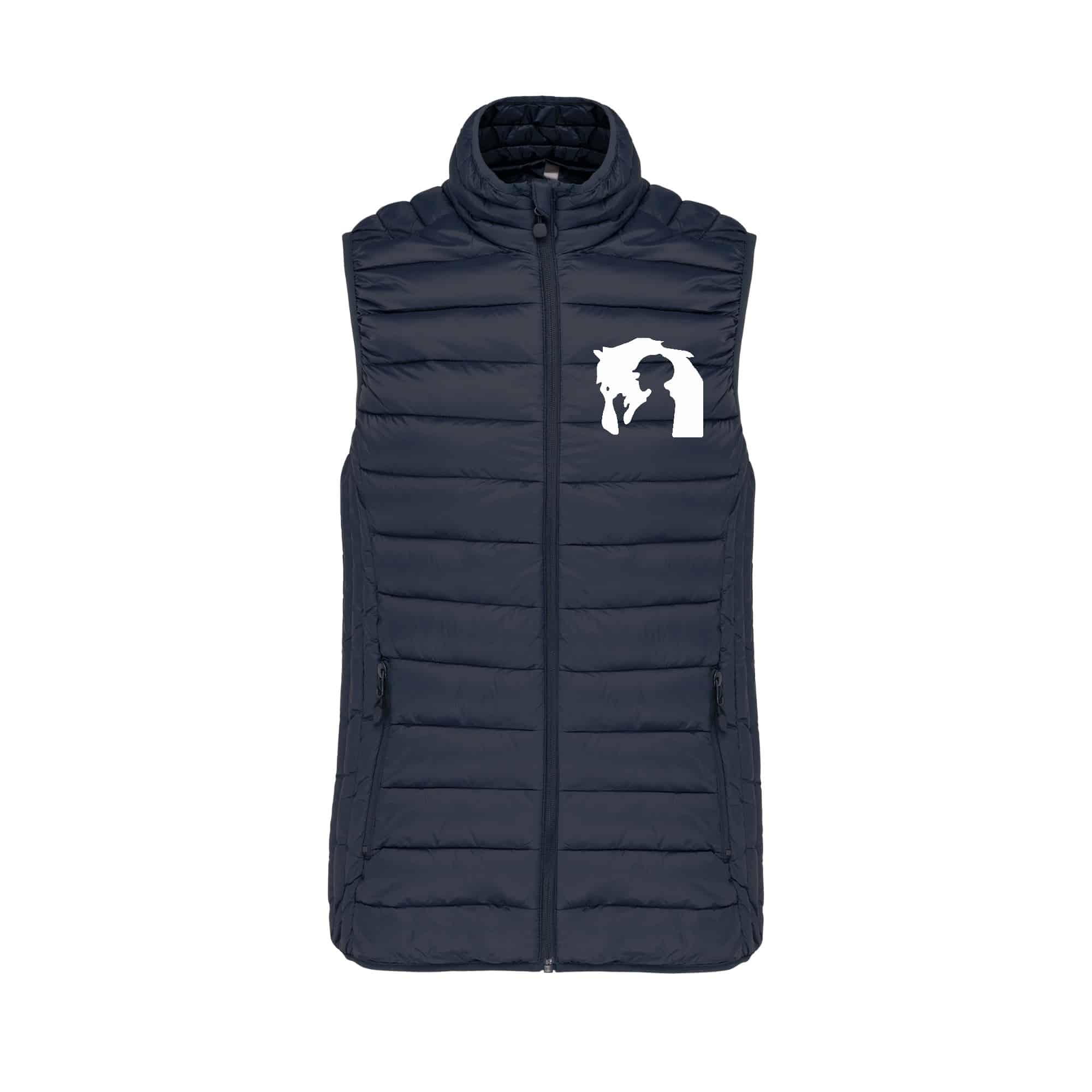 DOUDOUNE SANS MANCHES (femme) - ECURIES DU PONEY DOR - Navy - K6114